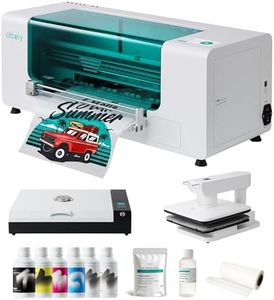 A3+ DTF Printer Complete Bundle, 15" T-Shirt Printing, I3200 Printhead, Anti-Clog & White Ink Circ, 5X Faster Than L1800 with auto Clean for Apparel & Small Business