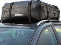 Wisfor Car Roof Bag 15 Cubic Feet - 100% Waterproof Cargo Boxes Car Rooftop Rack Large Storage Carrier Bag for Cars Vans SUVs Truck Travel Luggage Trans with/Without Rack