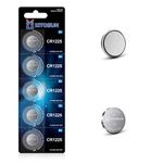 KITOSUN CR1225 3V Lithium Coin Battery – 3 Volt CR 1225 Lithium Cell Button Batteries Replacement for Vicks Digital Thermometer Medical Devices Car Key Fob Remote Watches Calculators Battery (5 Pack)