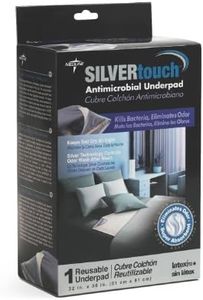 Medline MSC217044R SilverTouch Reusable Underpads, 32" x 36" (Pack of 6)