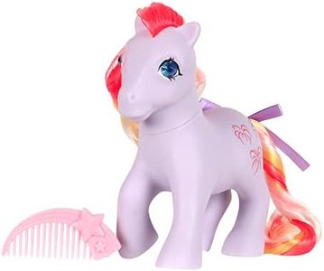 My Little Pony 35293 Classic Rainbow Ponies Sky Rocket Pony, Retro Horse Gifts for Girls, Toy Animal Figures, Horse Toys Suitable for Boys and Girls Aged 3, 4, 5, 6 Years +