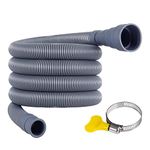 MyLifeUNIT Washing Machine Drain Hose Extension Kit, Universal Fit All Drain Hose, 6-Foot