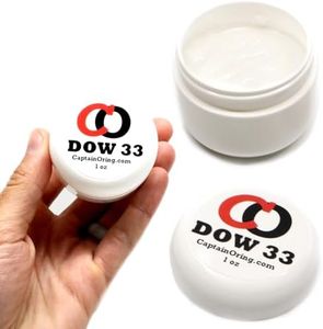 Captain O-Ring Pure DOW 33 Paintball Lubricant Grease (1 oz Jar DOW33) Paintball Marker Maintenance Lube