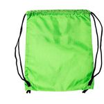 LIHI Bag 10 Pack Ripstop Kids Party Favors Nylon Blank Bulk Drawstring Backpack, Reusable Gift Sack Pack Bag, Sling Bag, Fluorescent Green