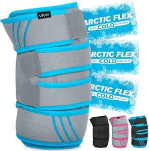 Vive Knee Ice Pack Wrap - Cold/Hot Gel Compression Brace - Heat Support Strap for Arthritis Pain, Tendonitis, ACL, Athletic Injury, Osteoarthritis, Women, Men, Running, Meniscus and Patella Surgery