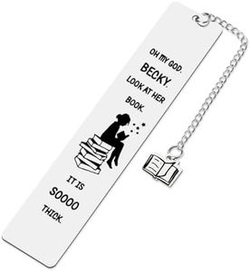 Funny Book Lover Gifts for Women Humorous Bookmark Gag Gifts for Reading Teachers Fun Gifts for Readers Book Marks for Reading Gifts for Girls Friend Humor Birthday Gifts Read Accessories for Women