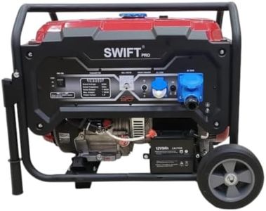 SWIFT Pro SW9500-7500 WATTS POWERED SELF START GENERATOR|7.5KW OR 7000W|HOME & COMMERCIAL USE|HEAVY DUTY ENGINE|1 YEAR WARRANTY
