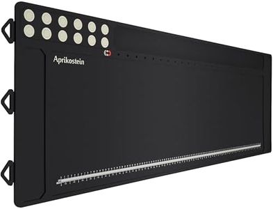 Aprikostein Gun Cleaning Mat Large Rifle Pistol Magnetic 50.2" x 16.5" Gunsmith Pad for All Guns Non-Slip Rubber Repair Workbench Mat (Black)