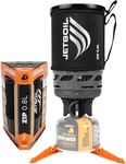 Jetboil Zip 0.8L Portable Fast Boil Stove with Easy-Turn Knob Igniter for Backpacking and Camping, New for 2025, Propane/Isobutane Burner with Cooking Cup