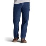 Lee Mens Dungarees Straight Leg Carpenter Jean, Original Stone, 36W x 32L