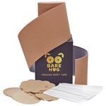 Bare Hug Premium Boob Tape With Storage Box Nipple Covers and Double Sided Fashion Tape Body Tape Perfect Large Breasts Self Adhesive Breast Lift Strapless Backless Support No Bra Boobtapes Beige