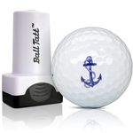 Ball Tatt - Anchor Golf Ball Stamp, Golf Ball Stamper, Self-Inking Golf Ball Stamp Markers, Reusable Golf Ball Marking Tool to Identify Golf Balls, Golfer Gift Golfing Accessories