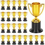 WINKIO Mini Trophies, 24 Pack Gold 