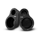 DS18 Hydro EN6P High Density Abs Universal Speaker Pods, 2-Way Pod 1 X 6.5 and 1 x 1.5 Tweeters - for All Elements Cars, Trucks, ATVs, UVTs (1 Set Left & Right - NO Speakers)