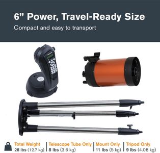 Celestron NexStar 6SE Computerized Telescope – 6-Inch Schmidt-Cassegrain