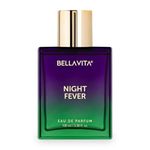 BELLAVITA Night Fever Eau De Parfum Perfume with Bergamot Mandarin, Peach, Musk and Vanilla|Premium, Long Lasting Fruity Fragrance for Men & Women, 100 ML