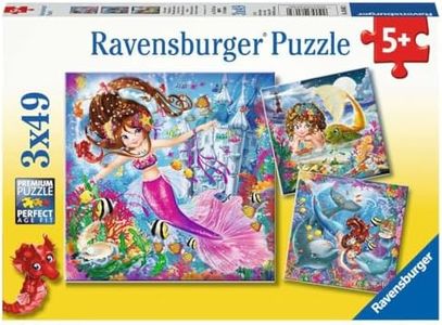 Ravensburger - Charming Mermaids 3x49 Pieces