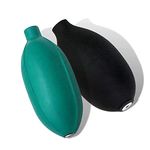 Rubber Blood Pressure Bulb for Aneroid Sphygmomanometer (Green+Black) Pack of 2