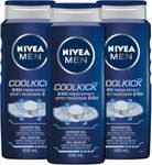 NIVEA MEN Cool Kick Body Wash | 3-i