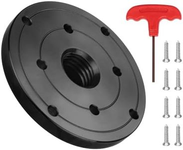 DEEFIINE 4" Wood Lathe Steel Faceplate Chucks,Faceplate for Wood Lathe,Lathe Face Plate Fit for 1" X 8TPI Spindle Thread without Screwchuck.