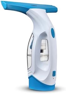 Tower T131001 Cordless Window Vac Cleaner with Rechargeable Battery, 150ml Water Tank, 20W, Cool Blue