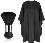 Black Hair Cutting Cape with Neck D