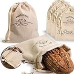 Simply H&K Linen Bread Bags [Pack o