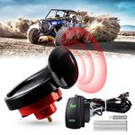 UTV Horn Kit, RZR Horn Kit with Rocker Switch 12V for Polaris RZR Ranger,Ranger PRO XP, Can Am, Up to 2021, UTV Accessories