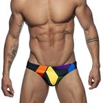 sandbank Men's Swimming Surfing Underwear G String Thong Bikini Brief Swimwear Bottom Black