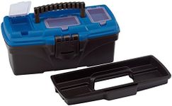 Draper 53875 Tool Organiser Box with Tote Tray, Multi-Colour, 315 mm