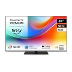 Panasonic Premium TV-65W85BEY, W85B Series, 65 inch, 4K Ultra HD QLED Smart TV, 2025, 120Hz, Fire TV, Dolby Vision & Atmos, Alexa Voice Control, Airplay, Bluetooth, Black