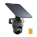 Reolink 4K/8MP 4G Camera, Solar-powered Security Camera Outdoor with Colour Night Vision, No WiFi Security Camera, Pet/Person/Vehicle Detection, Outdoor Camera Wireless, Go PT Ultra-G + Solar Panel