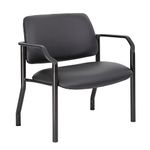 Boss Vinyl Chair in Black Finish B9591AM-BK-500