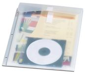 Oxford Binder Pocket Stash-It, Letter Size, Clear, Single Pack