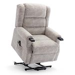 More4Homes ASHFIELD SINGLE MOTOR FABRIC RISER RECLINER ARMCHAIR MOBILITY LIFT ASSIST ELECTRIC CHAIR