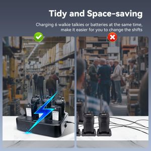 Retevis RT27 Walkie Talkies 6-Pack – Long Range Two-Way Radios