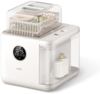 eufy Bottle Washer S1 Pro, Built-in Water Softener, All-in-One 3D HydroBlast Washer, 212°F Steam Sterilizer & Thoroughly Fast Dryer, Largest 10-Bottle Capacity, Smart App Control, Hands-Free