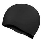 Unisex Athletic Swim Cap Silicone Swimming Caps for Women Men Sports Bathing Cap