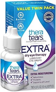 TheraTears Extra Dry Eye Therapy Lubricating Eye Drops for Dry Eyes, 0.5 fl oz Bottle, 2 Count(Pack of 1)