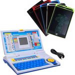 Little Rishi Kids Learning Laptop + 8.5" Tablet | 20 Engaging Educational Activities | Teaches ABCs, Words, Numbers, Music, Logic & Memory | Early Learning Toy for Ages 2-5