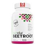 PlantVital Organic Beet Root Capsules - 1400mg (per 2 capsules) Beet Root Powder, Beet Root Supplement, Antioxidant Supplement - Protects Against Oxidative Damage and Free Radicals - 120 Vegan Capsules, 2-Month Supply