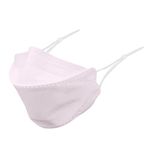 The Mask Lab High Filtration FFP2 Certified and N95* Japanese Willow Face mask (for men and women) ISI CML-9600046017 and CE Notified 2233 (Pack of 10, Pink (WITH ADJUSTABLE EARLOOPS))