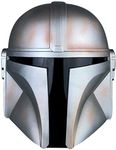 WHUHYC Mandalorian Helmet Halloween Mask Cosplay Jedi Full Head PVC Masks Halloween Party Props Men