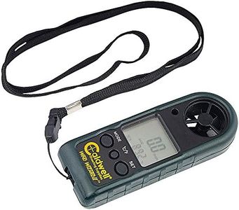 Caldwell Wind Wizard II Wind Meter with Multiple Wind Readings, LCD Backlight and Lanyard for Long Range, Shooting and Hunting