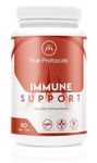 TRUE PROTOCOLS - Immune Support - Quercetin (400mg) + Bromelain (50mg) + Zinc (15mg) + Selenium (100mcg) - 90 Bioavailable Capsules For Optimal Immune Function Support, Oxidative Stress Reduction, Thyroid & Overall Health - Immune System Booster for Adults (90 Capsules)