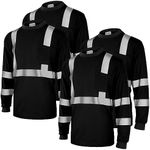 Amylove 4 Pcs Long Sleeve Safety Sh