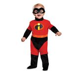 Disguise Kid's Incredibles Infant Classic Costume, Red, (12-18 mths)