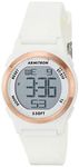 Armitron Sport Women's Digital Chronograph Resin Strap Watch, 45-7102, White/Rose Gold, 45/7102WRG