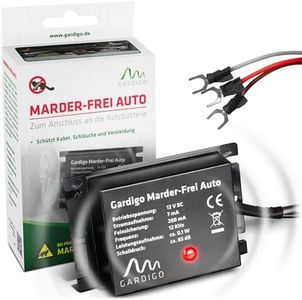 Gardigo® Répulsif Anti Martre Voiture – Ultrason Puissant Contre Martres, Fouines et Rongeurs – Protection Moteur 12V – Anti Rongeur Voiture Fiable et Économique