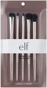 e.l.f. Smoky Eye Brush Kit, 5 Vegan Makeup Brushes, Flawlessly Blends Eyeshadow & Eyeliner